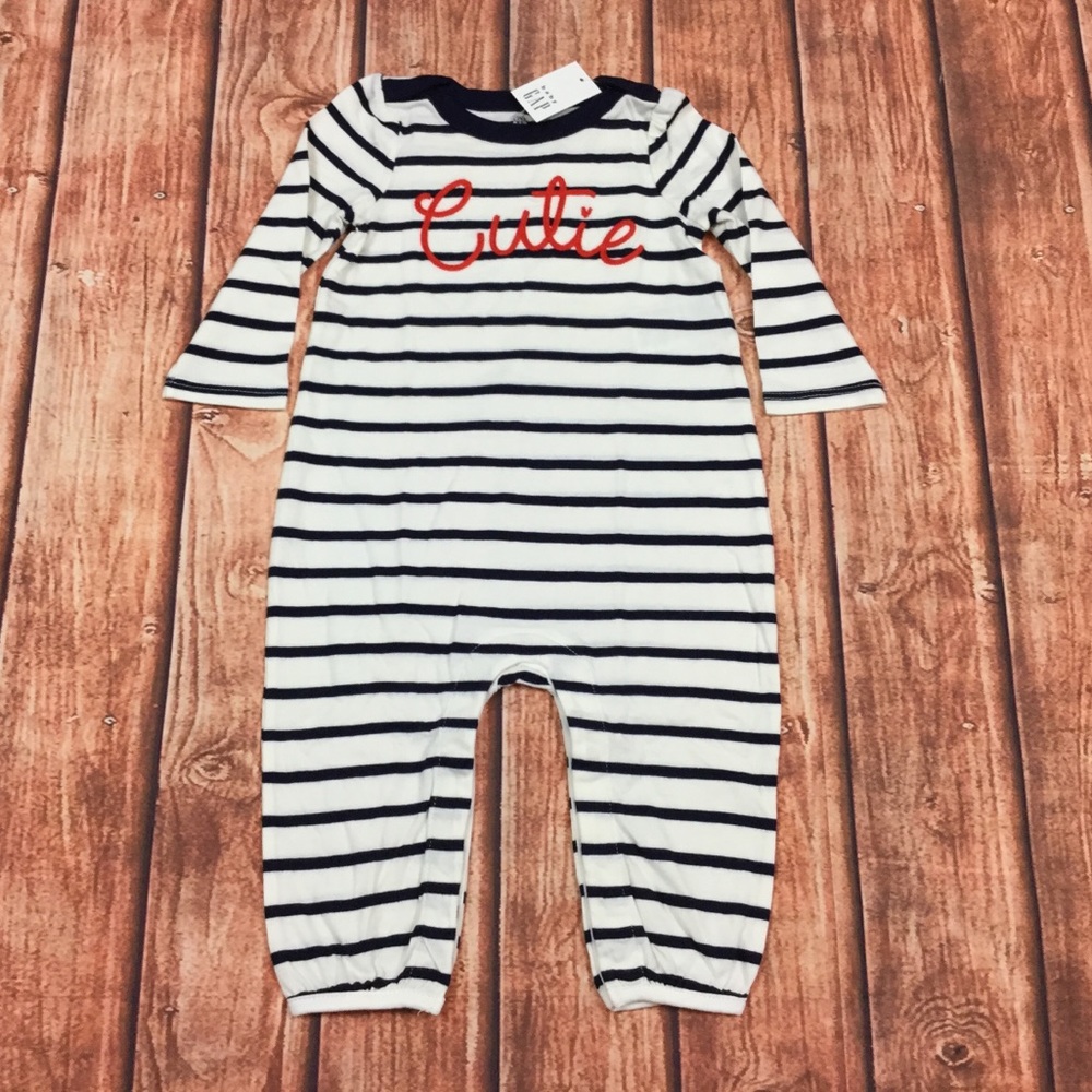 Gap Girls 0 3 6 18 24 Months Cutie Romper - Picture 1 of 5